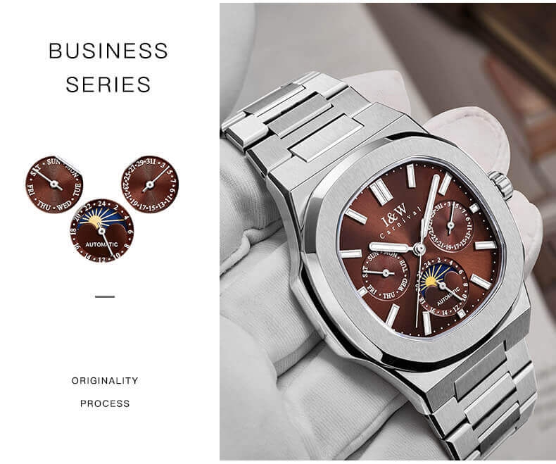 Đồng Hồ Nam I&W Carnival 55886G1-T5 Automatic