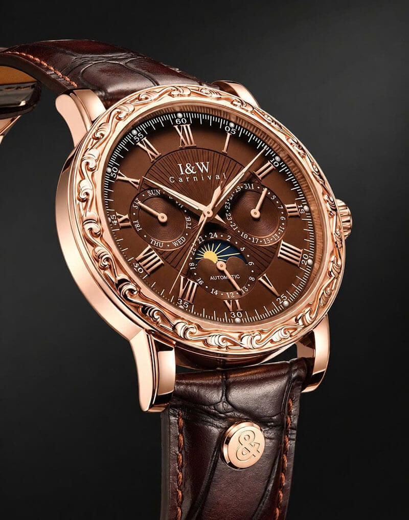 Đồng Hồ Nam I&W Carnival 55906G-D2 Automatic