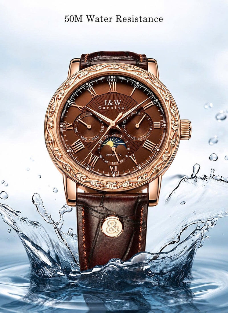 Đồng Hồ Nam I&W Carnival 55906G-D2 Automatic