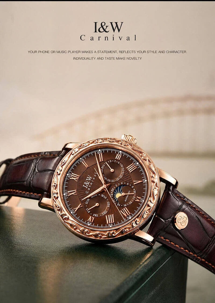 Đồng Hồ Nam I&W Carnival 55906G-D2 Automatic