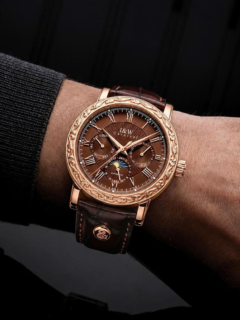 Đồng Hồ Nam I&W Carnival 55906G-D2 Automatic