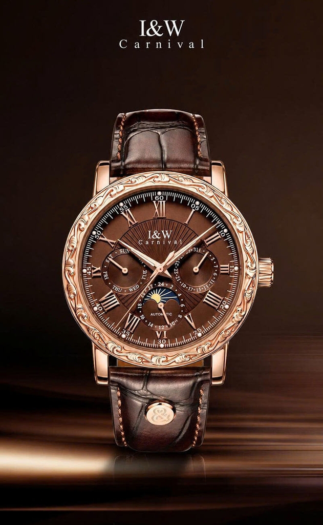 Đồng Hồ Nam I&W Carnival 55906G-D2 Automatic