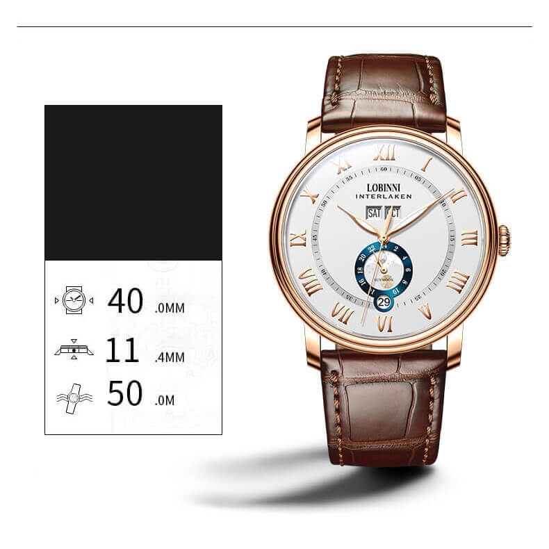 Đồng Hồ Nam Lobinni No.11025-5 Automatic