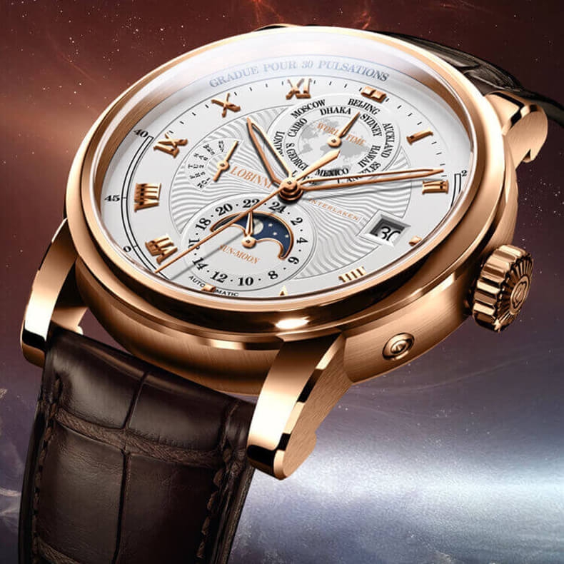 Đồng Hồ Nam Lobinni No.16003-6 Automatic