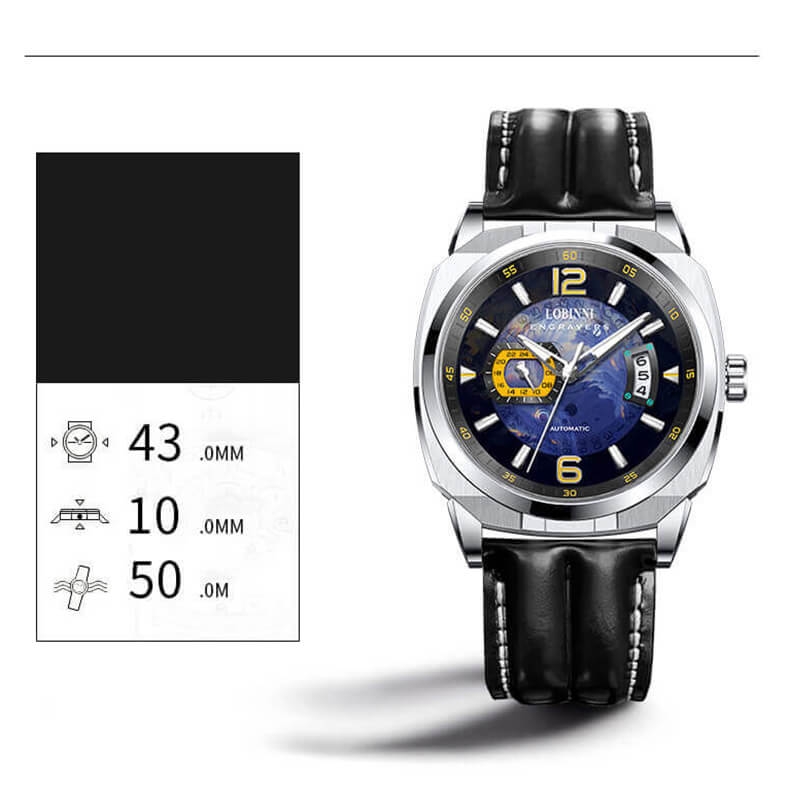 Đồng Hồ Nam Lobinni No.16070-1 Automatic