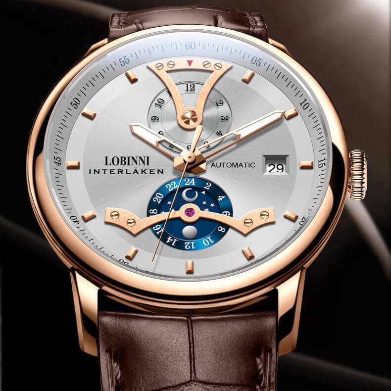 Đồng Hồ Nam Lobinni LB18018G-3 Automatic