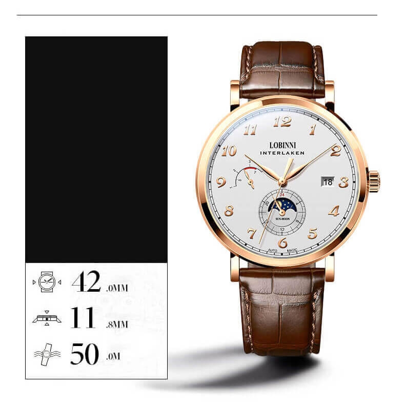 Đồng Hồ Nam Lobinni No.6009-1 Automatic