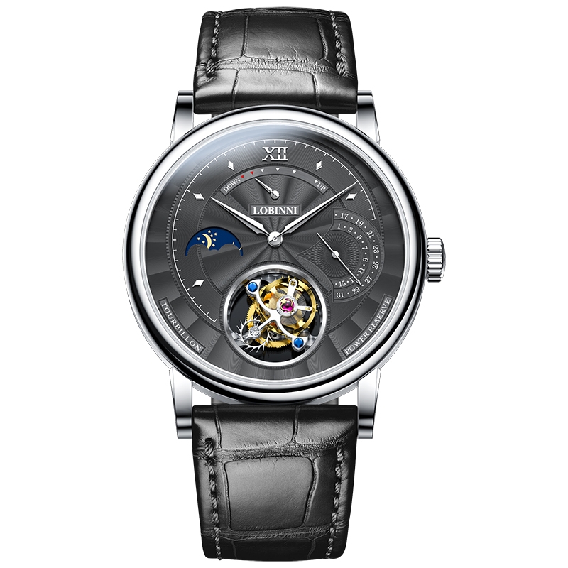 Đồng Hồ Nam Lobinni No.8883-2 Tourbillon