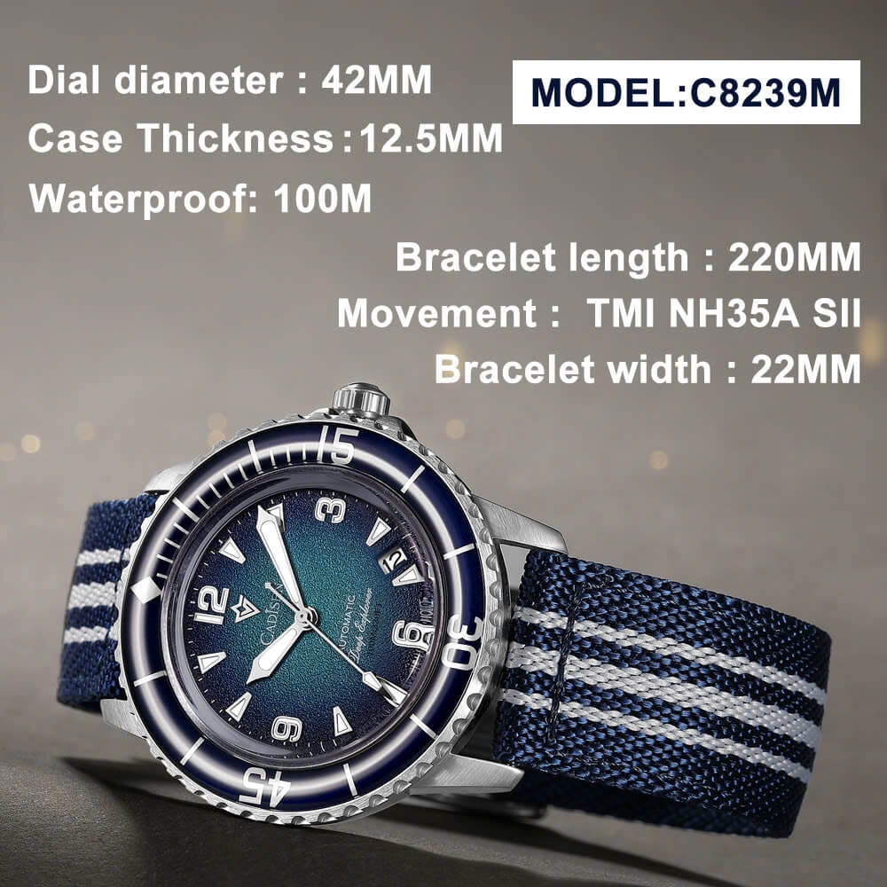 Đồng Hồ Nam Cadisen C8239M1 Automatic