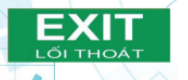 Đèn Exit không chỉ hướng FSM