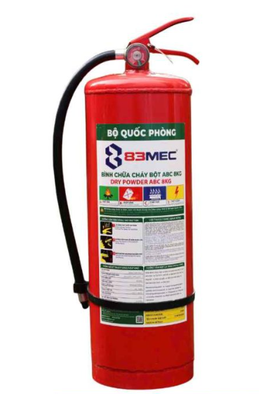 Bình bột chữa cháy ABC 8kg
