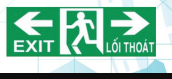 Đèn Exit chỉ 2 hướng Firesmart