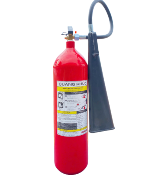 Bình khí chữa cháy CO2 5kg Quang Phúc