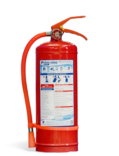 Bình bột chữa cháy ABC 4kg Sông Hồng