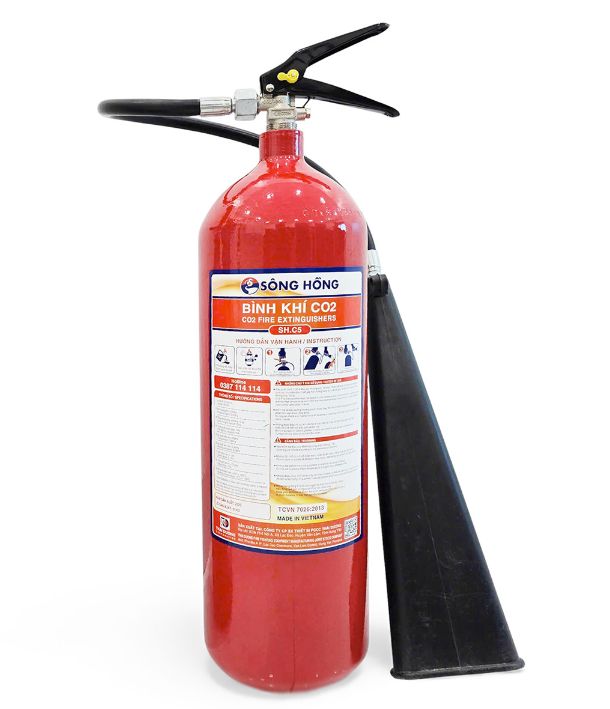Bình khí chữa cháy CO2 5kg Sông Hồng