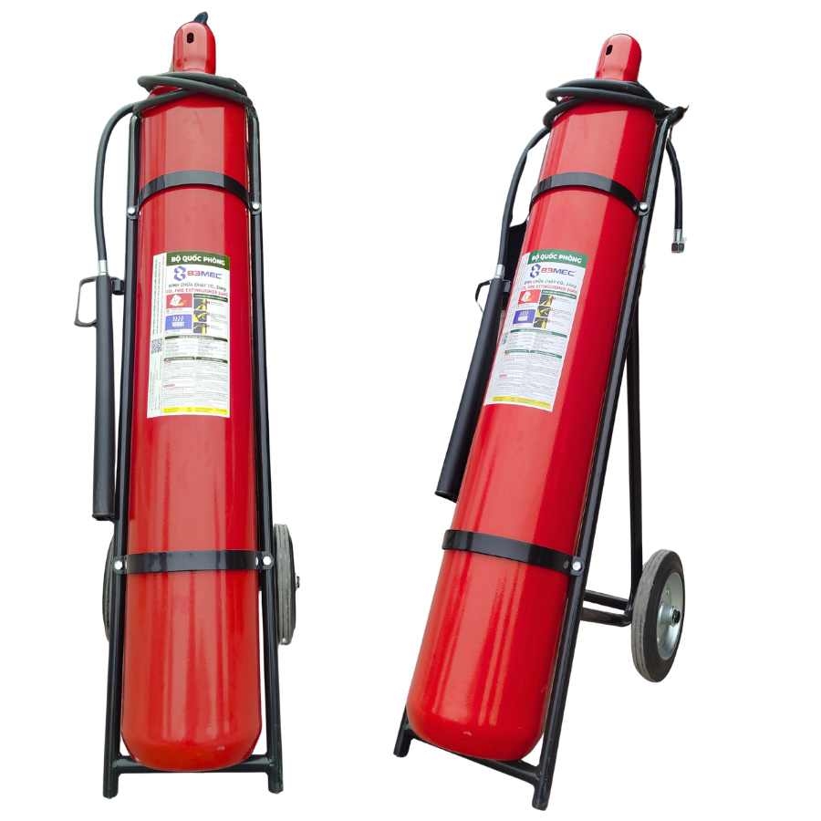 Bình chữa cháy khí xe đẩy CO2 24kg