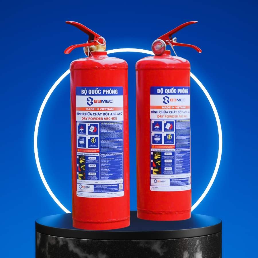 Bình bột chữa cháy ABC 4kg