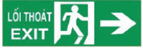 Đèn Exit chỉ 1 hướng phải