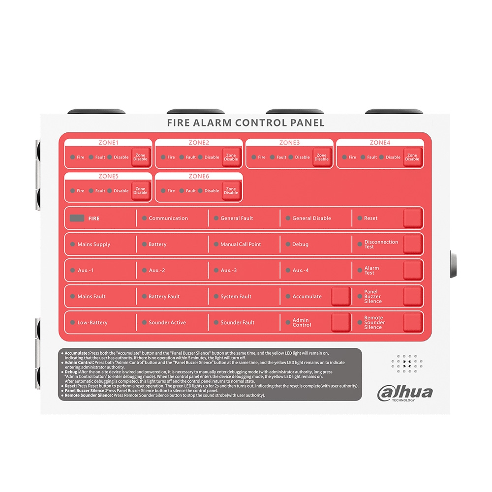 Trung tâm báo cháy thường 6 kênh Dahua DHI-HY-C102-6