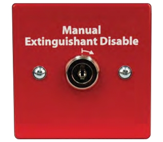 Nút cách ly mạch xả khí (Nút vô hiệu hóa dùng để bảo trì hệ thống) Hochiki HCVR-DS-R