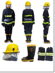 Quần áo chống cháy xanh đen