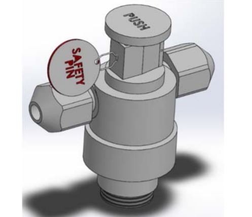 Van kích hoạt bình chữa cháy khí FM-200, 82.5L