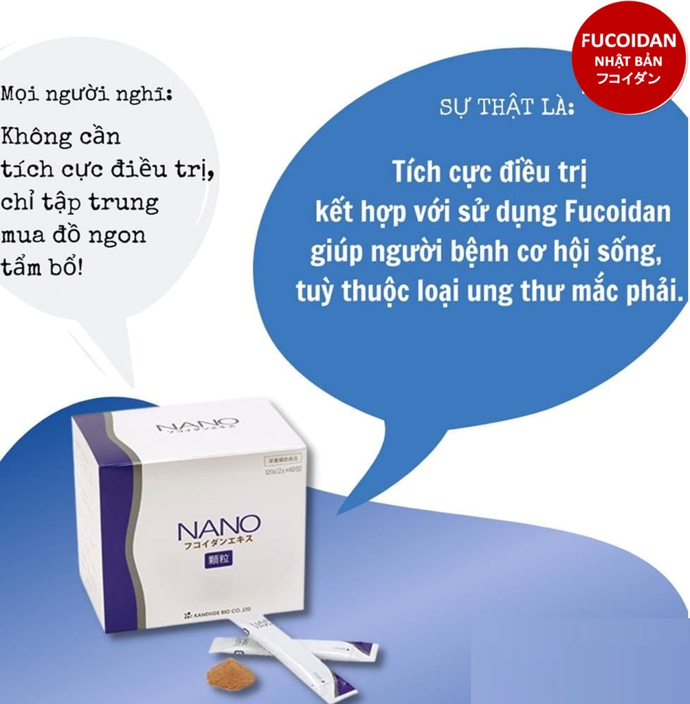 Fucoidan Nano Nhật Bản -Hỗ trợ phòng chống và điều trị ung thư