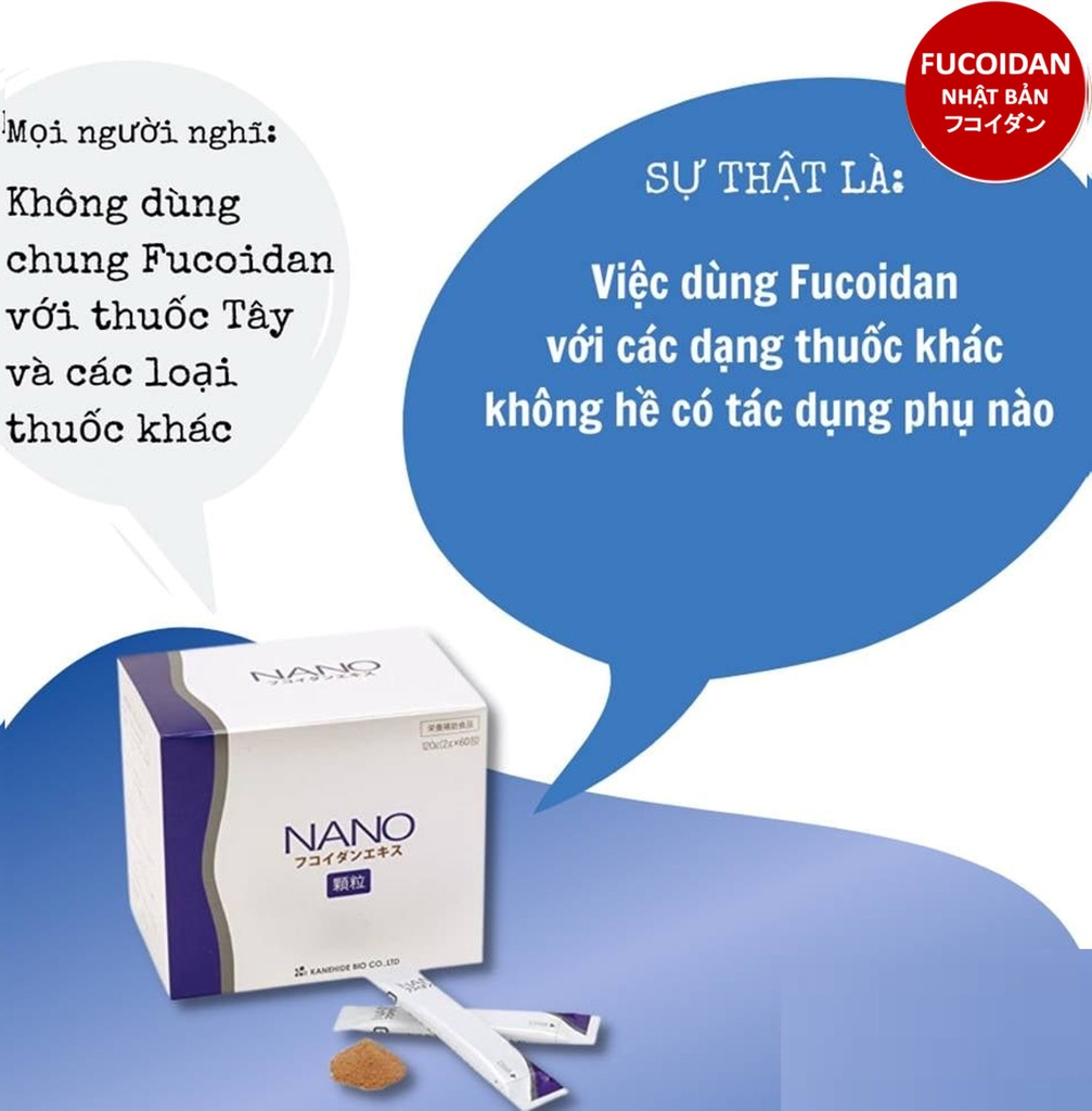 Fucoidan Nano Nhật Bản -Hỗ trợ phòng chống và điều trị ung thư
