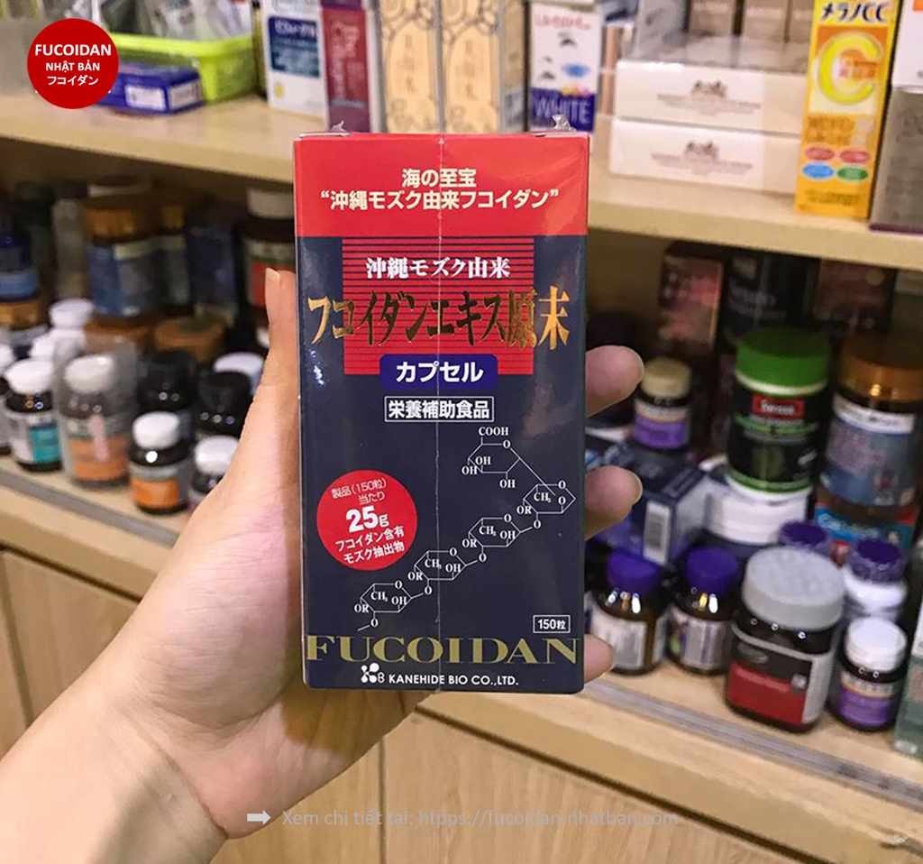 OKINAWA 𝐅𝐔𝐂𝐎𝐈𝐃𝐀𝐍 KANEHIDE BIO 150 viên NHẬT BẢN - PHÒNG CHỐNG VÀ HỖ TRỢ ĐIỀU TRỊ UNG THƯ