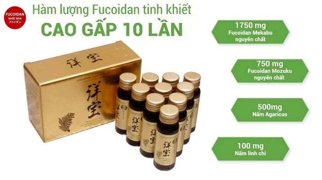 YOHO MEKABU FUCOIDAN DẠNG NƯỚC - PHÒNG CHỐNG VÀ HỖ TRỢ ĐIỀU TRỊ UNG THƯ