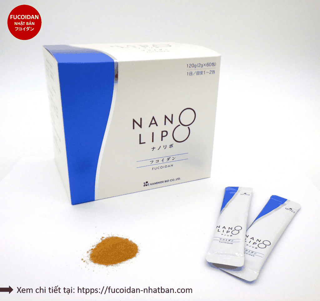 Fucoidan Nano Lipo Nhật Bản -Hỗ trợ phòng chống và điều trị ung thư (mẫu mới)