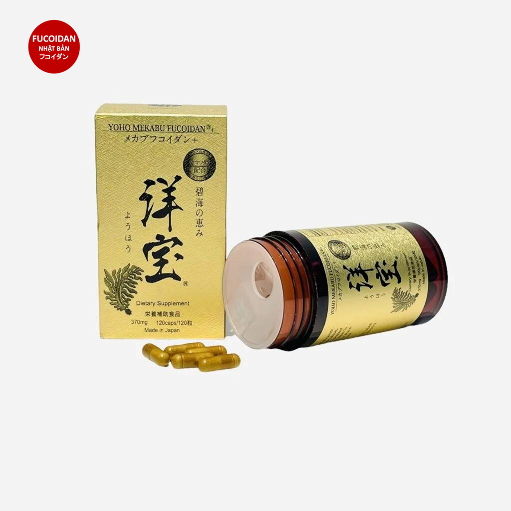 YOHO MEKABU FUCOIDAN 120 VIÊN - PHÒNG CHỐNG VÀ HỖ TRỢ ĐIỀU TRỊ UNG THƯ