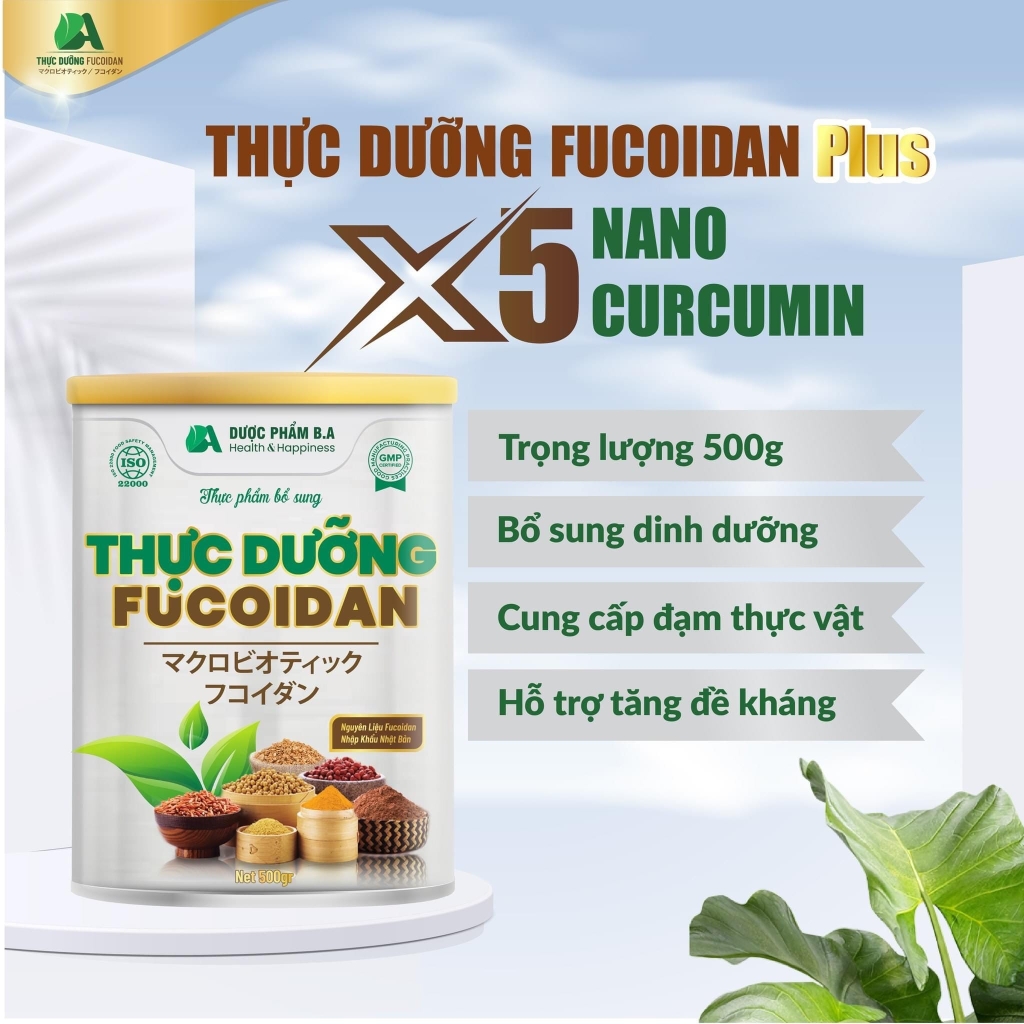 Sữa hạt thuần chay Thực Dưỡng Fucoidan
