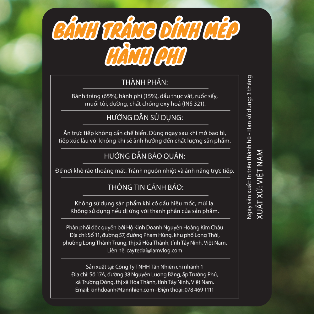 Combo 2 hũ bánh tráng DinhMep KHÔNG CAY