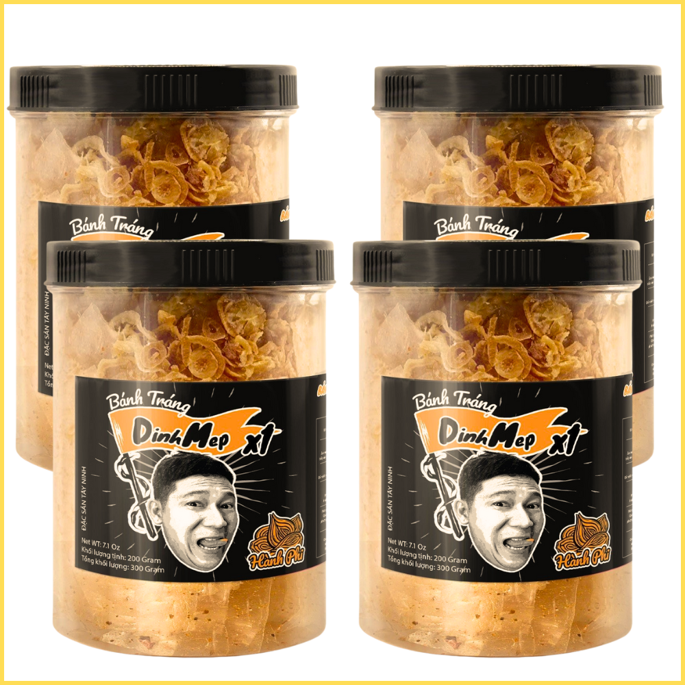 ( COMBO 4 ) Bánh Tráng Hành Phi Không Cay