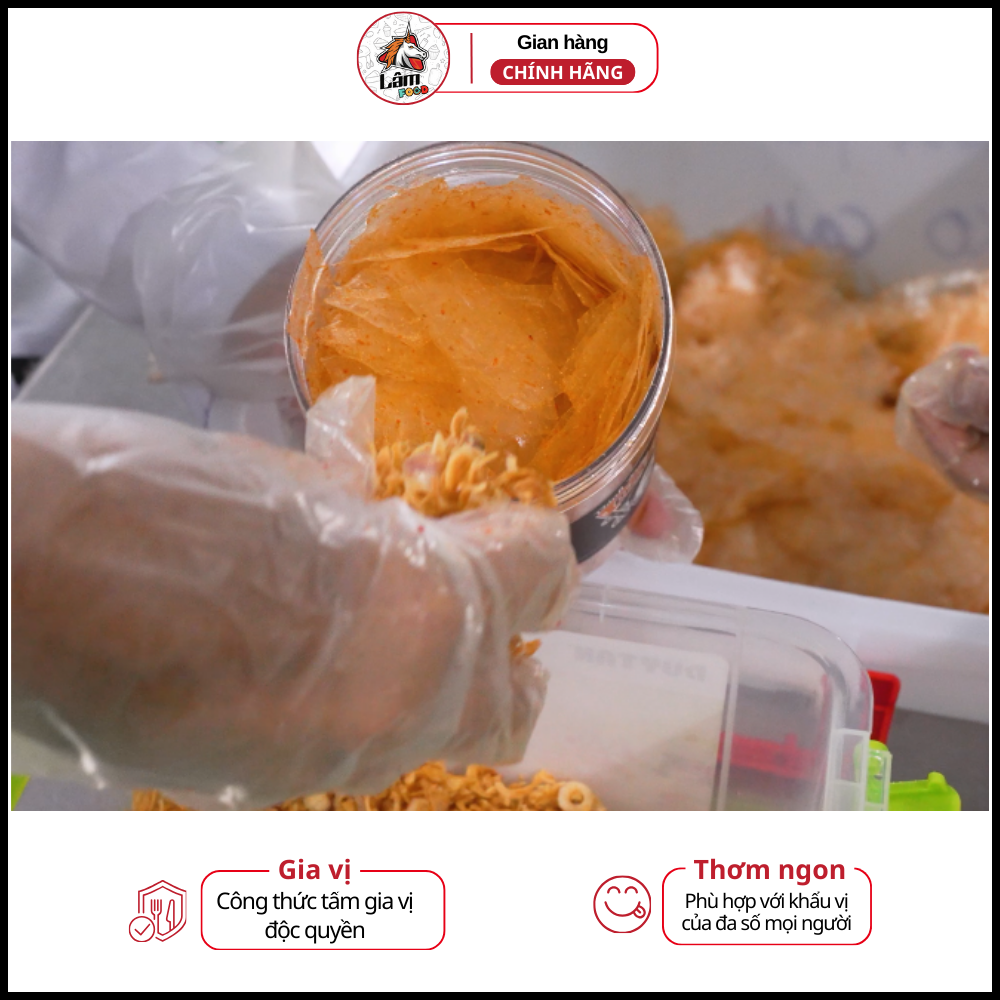 Combo 2 hũ bánh tráng DinhMep KHÔNG CAY