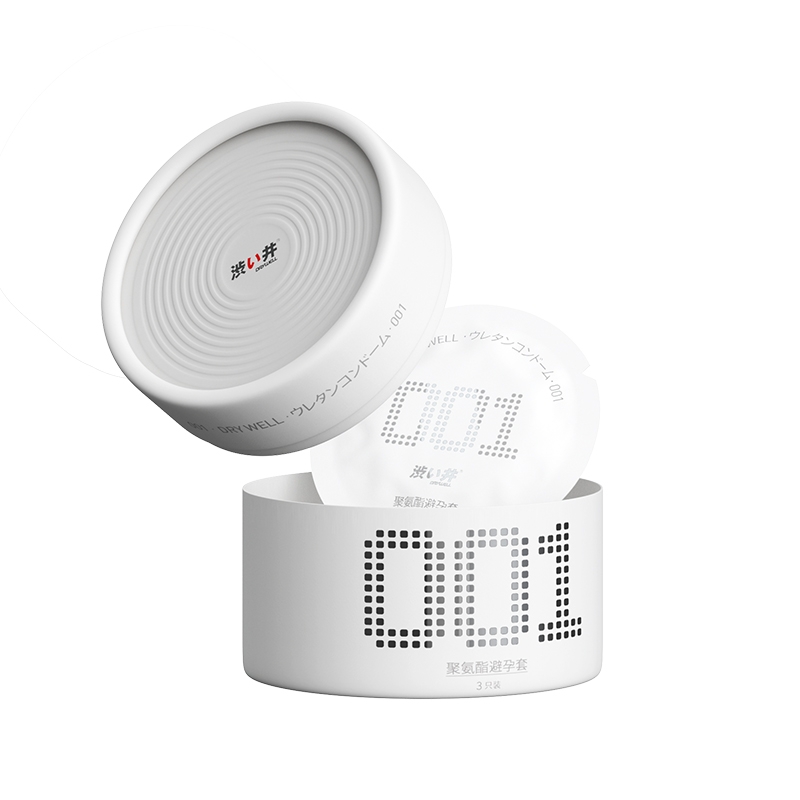 [Hộp 3 cái] Bao Cao Su Siêu Mỏng Series PU 001mm