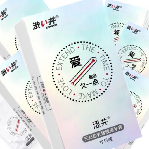 [Hộp 12 cái] Bao Cao Su Kéo Dài Thời Gian – Love Extend Delay Condoms 800mg gel