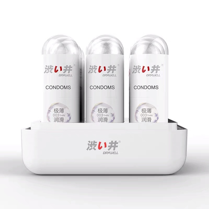 [Hộp 9 viên 1200mg gel] Bao Cao Su Viên Nang Siêu Mỏng 0.03mm – Ultra Thin 0.03mm Condoms