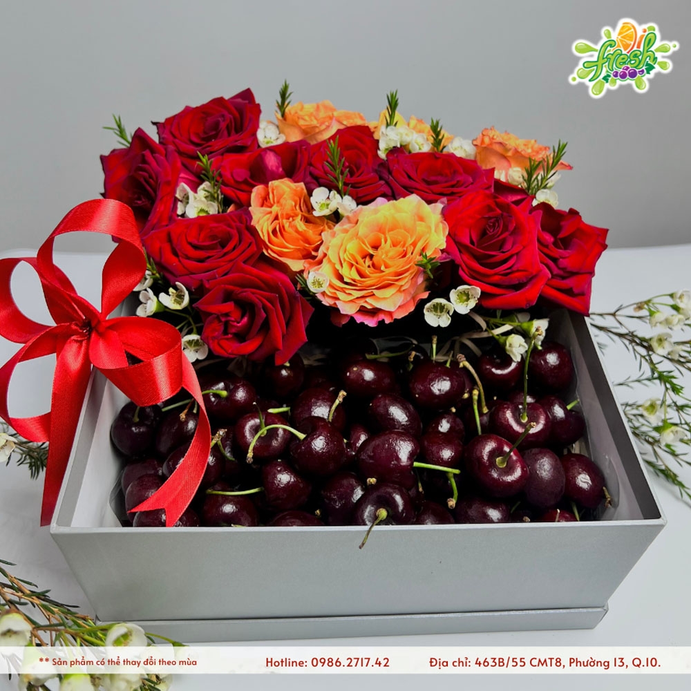 Hộp Cherry xám