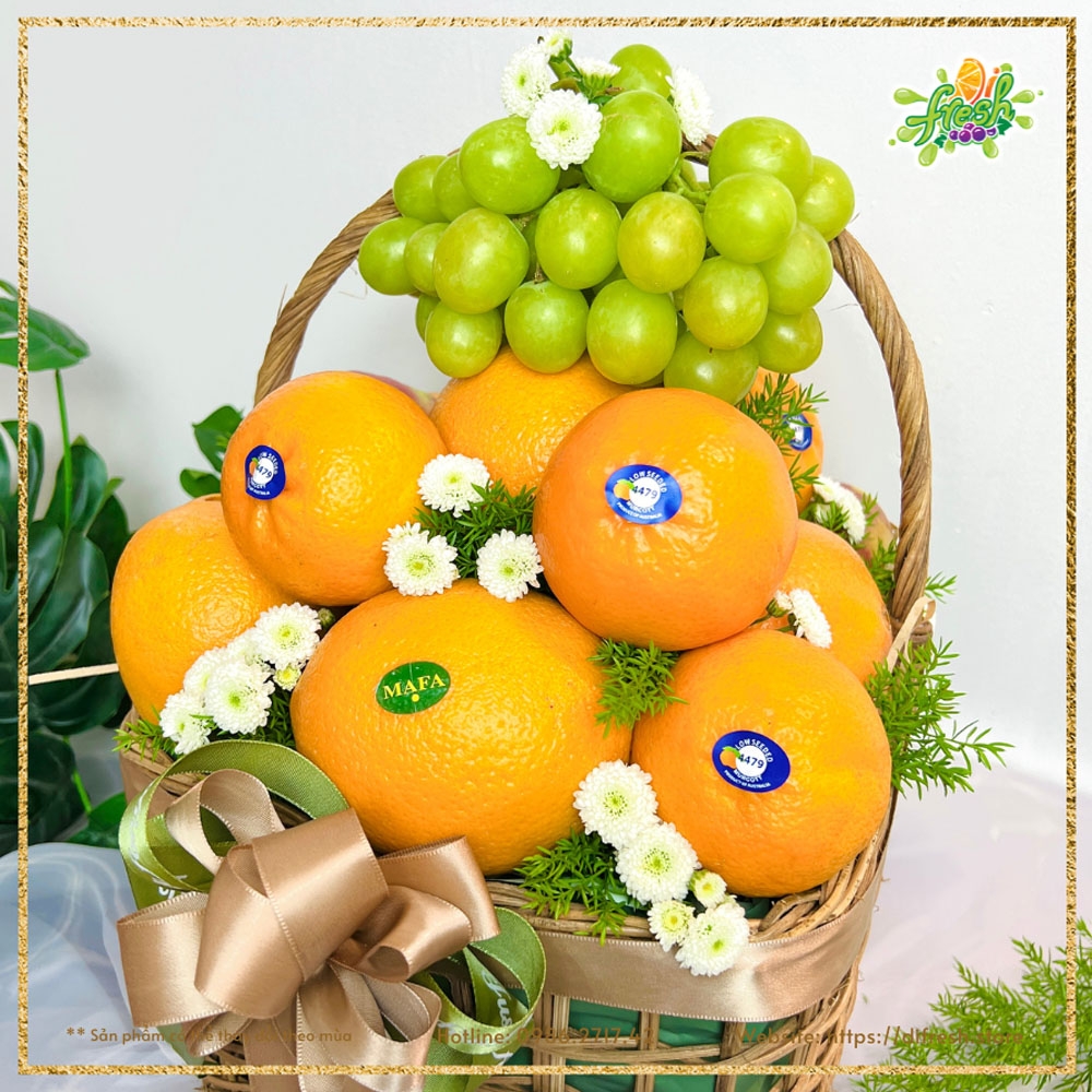 Giỏ Cam - Nho
