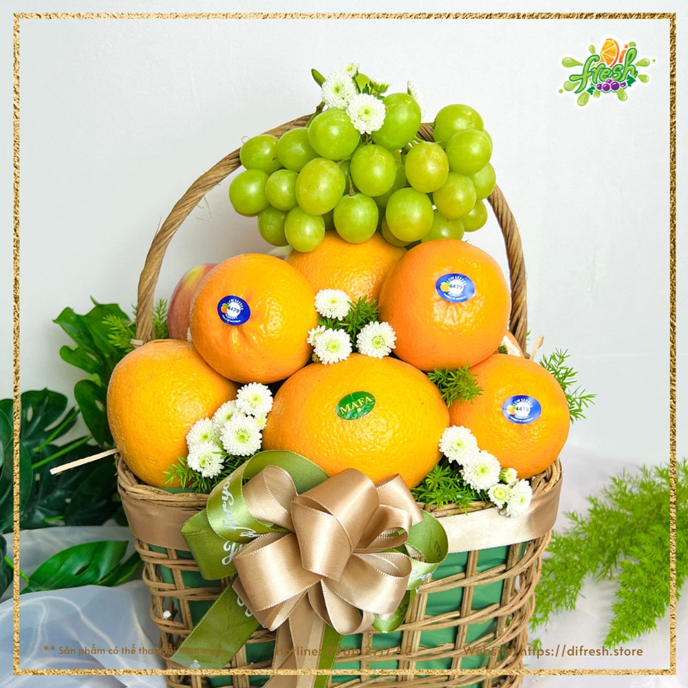 Giỏ Cam - Nho