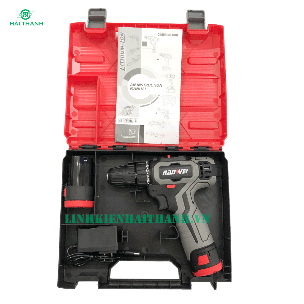 KHOAN PIN 12V NANWEI XỊN