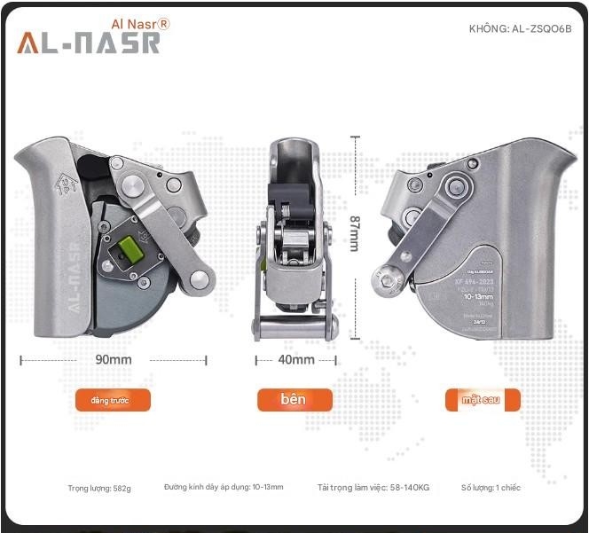 Thiết bị chống rơi Alnas Dragon Điều chỉnh hai chiều Tự động Theo dõi Hoạt động ngoài trời ở độ cao lớn