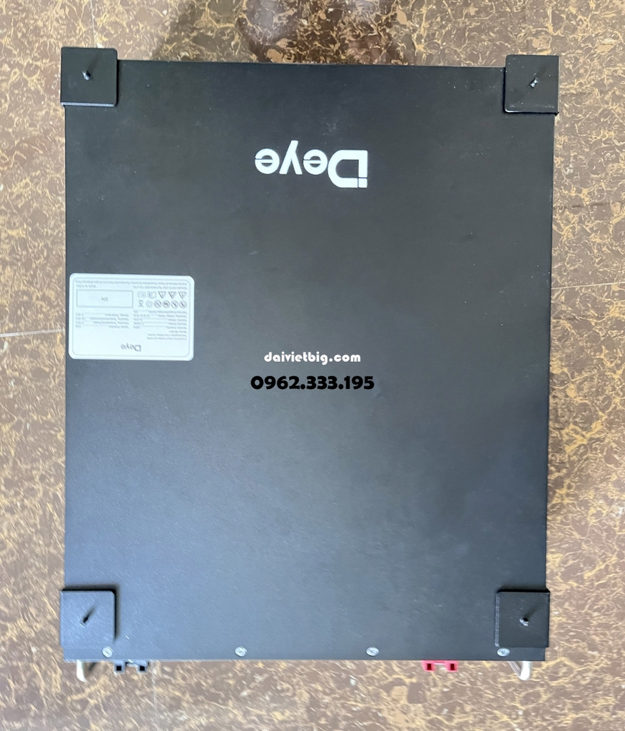 Lithium DEYE 51.2V-200Ah | Pin Lithium Deye SE-G10.2 áp thấp 2025 NEW ( Pin Deye Màu Đen )