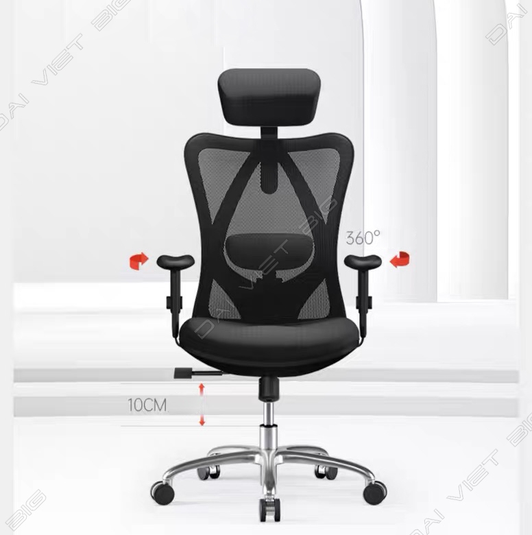 Ghế công thái học ergonomic Sihoo M18/M18 có gác chân
