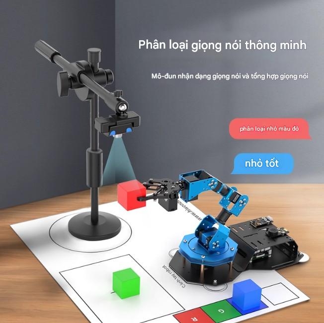 Cánh tay Robot Huaner ArmPi – Phiên bản Raspberry Pi 4B, Nhận dạng Thị giác AI