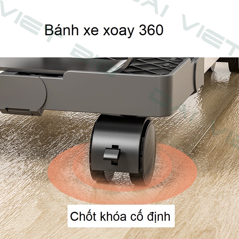 Kệ để case máy tính Kệ để CPU máy tính điều chỉnh kích thước có bánh xe tiện dụng
