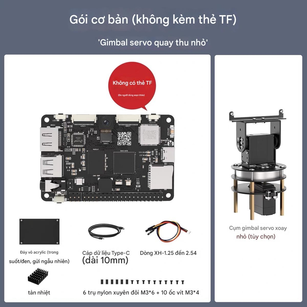 Bo mạch phát triển AI CanMV K230 tích hợp Camera – Sức mạnh xử lý 6 TOPS