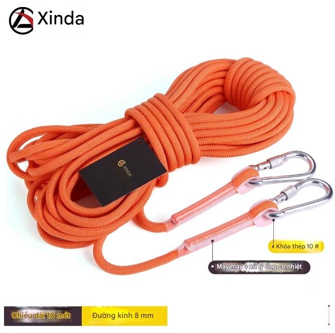 Dây leo núi ngoài trời dây phụ trợ làm việc trên cao dây an toàn gia đình dây chống mài mòn dây leo núi